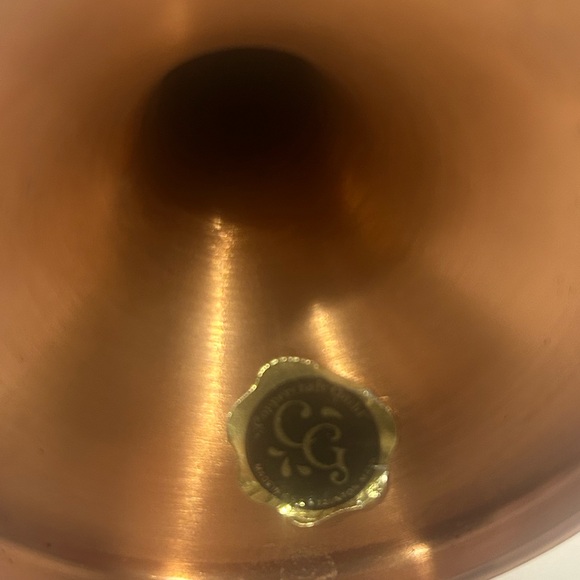 Set of Six Copper Goblets - Picture 4 of 4